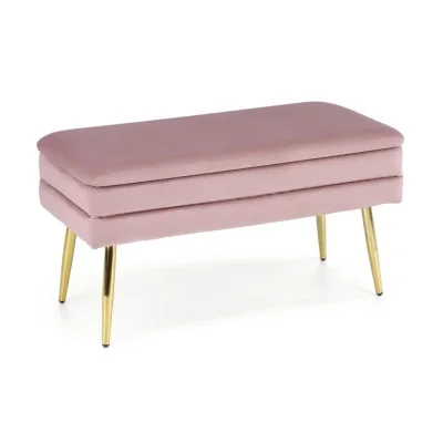 Bench VELVA gray pink